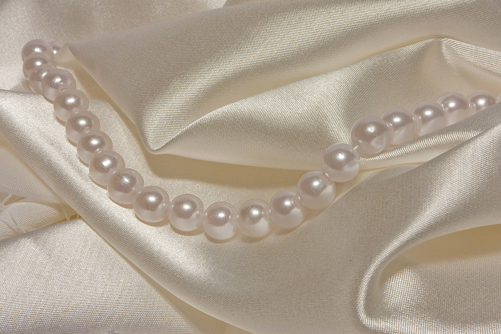 Pearls and Silk Cloth